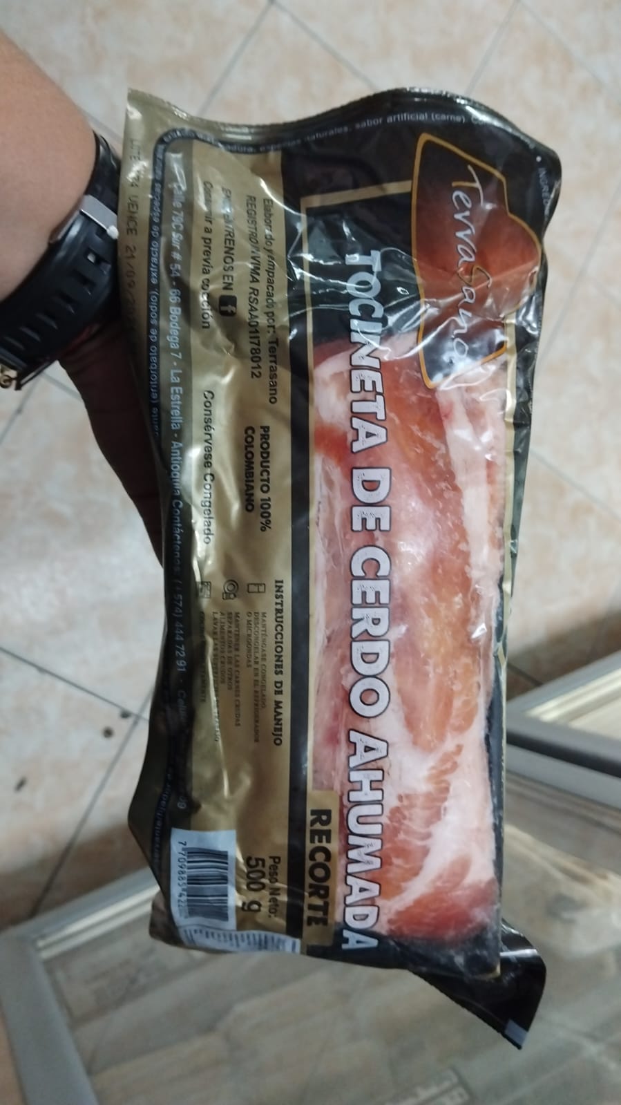 TOCINO TERRASANO PREMIUM X 1.000 GRM