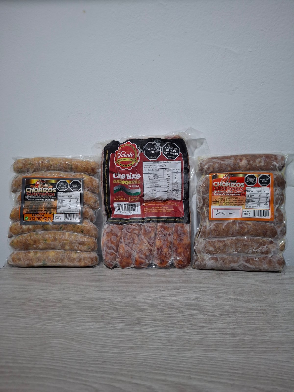 CHORIZO TOLEDO X 10 UND